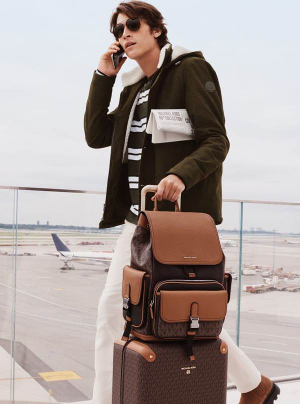 Panske Mikiny Michael Kors Striped Cotton Jersey Tmavo Zelene - Oblecenie Michael Kors Sleva | APJRX-6891